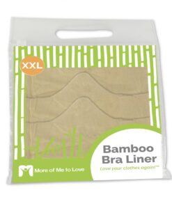 100% Pure Bamboo Cotton Bra Liner (Beige, 3-pk, XXL) - Wicking, Odor-Proof 14 61EUp2SjNsL