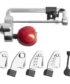 KitchenAid Fruit and Vegetable Spiralizer Attachment Stand Mixer, Polished Aluminum Spiralizer - 5 Blades 32 61EUyCqHFuL