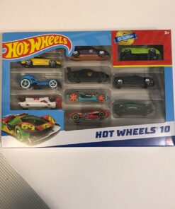 Hot Wheels Set of 10 1:64 Scale Toy Trucks and Cars for Kids and Collectors, Styles May Vary (Amazon Exclusive) 10-Pack 37 61EVNHiJCxL