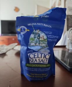 Fine Ground Celtic Sea Salt – (1) 16 Ounce Resealable Bag of Nutritious, Classic Sea Salt, Great for Cooking, Baking, Pickling, Finishing and More, Pantry-Friendly, Gluten-Free 16 Ounce (Pack of 1) 27 61EVwV tEL