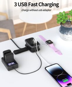 NTONPOWER Travel Power Strip with USB Ports, Portable Small Power Strip with 3FT Wrapped Flat Plug Extension Cord, 2 Outlets 3 USB Ports, Non Surge Protector for Cruise Ship Hotel Black 2 Outlets 3 USB-A 1 Pack 43 61EW ibtZgL