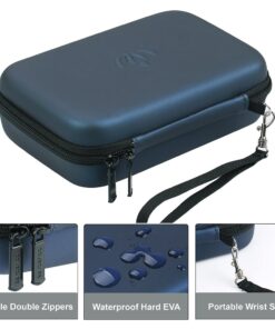 Comecase Hard Case for Apple Pencil, Magic Mouse 2 and 1, for Magsafe Power Adapter, for BeatsX Earphone, for Airpod, Magnetic Charging Cable, Electronics Accessories Organizer Storage Bag - Blue 25 61EWH2MvKiL