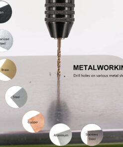 Hymnorq Metric M35 Cobalt Steel Extremely Heat Resistant Twist Drill Bits with Straight Shank Set of 50pcs in 5 Sizes(1, 1.5, 2, 2.5, 3mm) for Stainless Steel Cast Iron and Hard Metals 50pcs metric 5size 16 61EXrRaNVXS
