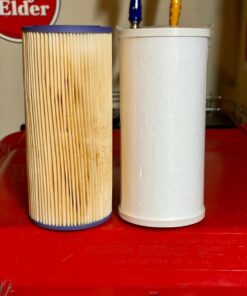 AQUACREST FXHTC 5 Micron 10" x 4.5" Whole House Water Filter, Replacement for GE FXHTC, GXWH40L, American Plumber W10-PR, W10-BC, Culligan RFC-BBSA, GXWH35F, W50PEHD, Pentek R50-BB, Pack of 2 31 61EYZ4gSryL