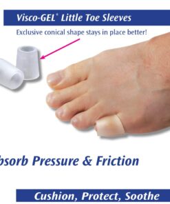 PediFix Visco-gel Little Toe Sleeves, 2 Count 10 61EaPBx0wnL