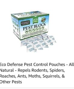 Eco Defense Pest Control Pouches - All Natural - Repels Rodents, Spiders, Roaches, Ants, Moths, Squirrels, & Other Pests 25 61EaWslp8IL