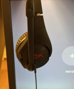 HyperX Cloud Stinger – Gaming Headset, Lightweight, Comfortable Memory Foam, Swivel to Mute Noise-Cancellation Mic, Works on PC, PS4, PS5, Xbox One/Series X|S, Nintendo Switch and Mobile ,Black 40 61EbFxjFvL