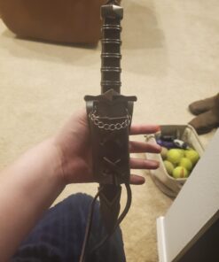 Armory Replicas – Genuine Leather Dagger Holster – Medieval Inspired Adjustable Small Weapon Sword Frog Artisan Brown 16 61EbM0WeL