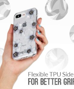EMERGE FLORAL iPhone 8 Plus / iPhone 7 Plus Flower Cell Phone Case - White Flower Print 24 61EcHfjTTBL