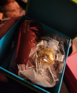 Broadway Basketeers Gourmet Chocolate Food Gift Basket Tower for Birthdays – Curated Snack Box, Sweet and Savory Treats for Parties, Best Wishes, Birthday Presents for Women, Men, Mom, Dad, Her 31 61EcOCiF9CL