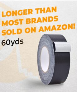 WOD DTC10 Advanced Strength Industrial Grade Schoolbus Yellow Duct Tape, 1/2 inch x 60 yds. Waterproof, UV Resistant For Crafts & Home Improvement 13 61EdSHuj8rL