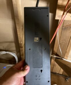 Belkin Power Strip Surge Protector - 12 AC Multiple Outlets & 8 ft Long Flat Plug Heavy Duty Extension Cord for Home, Office, Travel, Computer Desktop, Laptop & Phone Charging Brick (3,940 Joules) 12 Outlet Strip + Cable & Phone protection 52 61Edb8EtLL