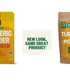 FGO Organic Turmeric Powder w/Curcumin, 100% Raw from India, 16oz, Packaging May Vary (Pack of 1) 1 Pound (Pack of 1) 21 61EeDWRhKaL