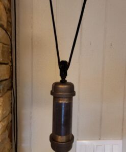 Colonial Tin Works Screw In Pulley Wheel, Set of 2 Ceiling or Wall Industrial Decor Pulleys System, For Pendant Lights 1 14 61EgX hBnuL