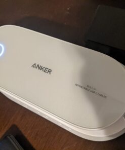 Anker 647 Charging Station (100W), 10-in-1 Power Strip with 6 AC, 1 USB-A, 1 USB-C, 2 Retractable USB C Cables (3ft), 5ft Extension Cord,Power Delivery for Conference Rooms, Desktop Accessory 65 61Ehev40JJL