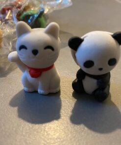 ROSYKIDZ 60PCS Animal Pencil Erasers Bulk for Kids, Take Apart Erasers Toys Desk Pet for Party Favors, Classroom Gifts for Students School Supplies Gift, Easter Basket Stuffers (Random) 60 32 61Ehvi xXhL