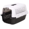 Petmate Compass Fashion Kennel Cat and Dog Kennel, 10-20 lb., Pearl White/Black, Made in USA 20.0"L x 12.5"W x 13.5"H 2 61Ehx3qfK1L