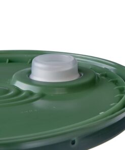 Hudson Exchange Lid with Spout and Gasket for 3.5, 5, 6, and 7 gal Buckets, HDPE, Green 1 Pack 11 61EiIbFY3L