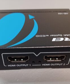 OREI HDMI Splitter 1 in 2 Out - 1x2 HDMI Display Duplicate/Mirror - Powered Splitter Full HD 1080P, 4K @ 30Hz (One Input To Two Outputs) - USB Cable Included - 1 Source to 2 Identical Displays 43 61EijPj5p7L