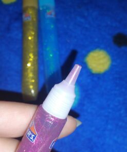 ELMERS E199 Elmer's 3D Washable Glitter Glue Pens, Classic Rainbow, Pack of 10 Pens - Great For Making Slime 52 61EillCuH7L