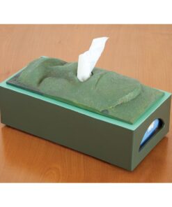 Bits and Pieces-Tissue Box Cover Stone Face Tissue Holder - Great Gag Gift for Your Office, Desk, or Living Room 8 61EiogNRvL