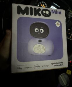 MIKO Mini: AI Robot for Kids | Fosters STEM Learning & Education | Packed with Games, Dance, Singing | Child-Safe Conversational Learning | Best Christmas Gift for Boys & Girls 5-12 Purple 44 61EjCObei1L