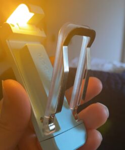 Glocusent USB Rechargeable Book Light for Reading in Bed, Portable Clip-on LED Reading Light, 3 Amber Colors & 5 Brightness Dimmable, Compact & Long Lasting, Perfect for Book Lovers, Kids Blue 42 61ElFGOh4PL