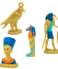 Safari Ltd. Ancient Egypt TOOB - 12 Mini Figurines: Nefertiti, Bastet, King Tut, Isis, Amulet, Mummy, Scarab, Pyramids, Sphinx, Thoth, Anubis & More - Educational Toys Boys, Girls & Kids 3+ 18 61ElH5Xi70L