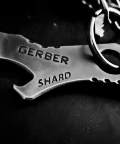 Gerber Gear Shard Keychain - Multi-Tool Keychain with Bottle Opener, Screwdriver, and Wire Stripper - EDC Gear Stocking Stuffers - Black Shard- Slate 26 61EmX7aD14L