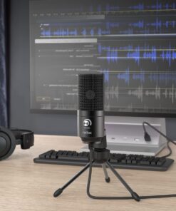 FIFINE USB Microphone, Metal Condenser Recording Microphone for Laptop MAC or Windows Cardioid Studio Recording Vocals, Voice Overs,Streaming Broadcast and YouTube Videos-K669B Black 26 61EnKd0SvL