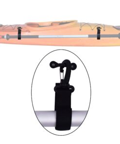 YYST Kayak Paddle Holder Kayak Paddle Clip Kayak Paddle Storage Clip - Attached to Your Pad Eye OR D Rings - Hold Two Paddles - No Paddles Included 7 61Eoj09VhXL