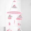 Piccolin Baby Crib Mobile, Hanging Toys, Nursery Decor for Girls White and Pink Room Decorations, Clouds, Moons and Stars Safe, Non-Toxic, Crib Mobile for Newborn, Baby Shower Present 37 61EooDgQqHL