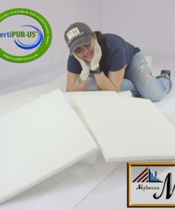 5" x 24" x 24" High Density Upholstery Foam Cushion (Seat Replacement, Upholstery Sheet, Foam Padding) 16 61EpucOWjES