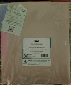 Mr. Pen- Pastel Poly File Folders, 1/3 Cut Tab, 6 Pack, Letter Size, Colored Letter Office Supplies File Folders Pastel Colors 6 per Pack 55 61EqGPgn yL