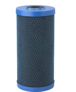 Pentair Pentek CFB-Plus10BB Big Blue Carbon Water Filter, 10-Inch, Whole House Fibredyne Modified Molded Carbon Block Replacement Cartridge, 10" x 4.5", 5-10 Micron Pack of 1 10" x 4.5" 5 61ErFynmXL