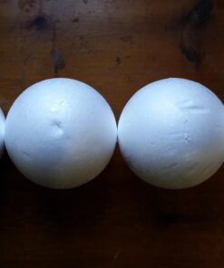 LA Crafts Brand 6" Smooth Foam Craft Ball- Polystyrene (Not Styrofoam) - 12 Pack 13 61EsBcwCvNL