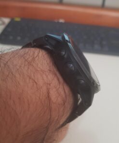 Garmin fenix 5X Plus, Ultimate Multisport GPS Smartwatch, Features Color Topo Maps and Pulse Ox, Heart Rate Monitoring, Music and Contactless Payment, Black with Black Band 33 61EsR2jMgAL