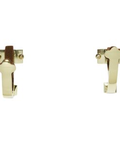 Allen Company Shotgun and Rifle Brass Wall Mount Hooks - Heavy-Duty Gun Rack - Shooting Accessories for Home - Comes with Four Brass-Plated Screws - One Pair 32 61EsvDeGY7L