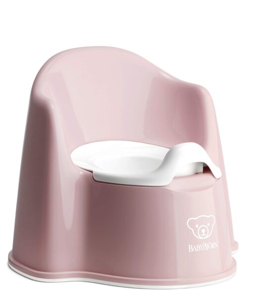 BabyBjörn Potty Chair, Powder Pink/White 1 Count (Pack of 1)