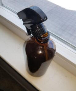 Cornucopia 16oz Amber Glass Spray Bottles w/Reusable Chalk Labels (2 Pack), Heavy Duty Mist & Stream 3-Setting Sprayer; Great for Essential Oils 39 61EtnjEpYL