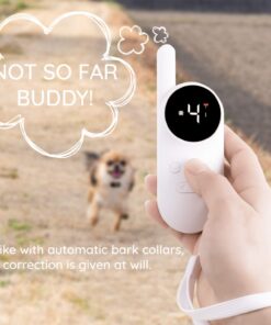 GoodBoy Mini No Shock Remote Collar for Dogs with Beep and Vibration Modes for Pet Behaviour Training - Waterproof & 1000 Feet Range - Suitable for Small to Medium Dogs (Blue) Blue 13 61Eto4cIn1L