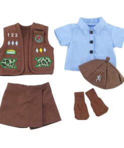 Emily Rose 18-inch Doll Clothes Modern 4-Piece Girl Scout Brownie-Inspired Uniform | Gift Boxed! | Compatible with 18" American Girl Dolls 22 61EwCxJ97AL