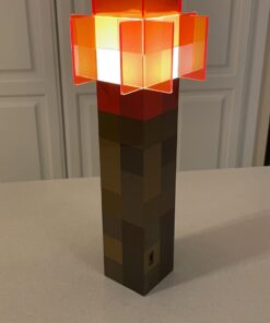 Minecraft Toys Redstone Torch 12.6 Inch LED Lamp | USB Rechargeable For Nightlight, Costume Cosplay, Roleplay 28 61EwQrDiIOL
