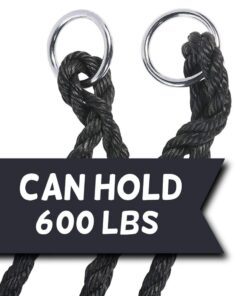 Royal Oak Giant 40" Spider Web Tree Swing, 600 lb Weight Capacity, Durable Steel Frame, Waterproof, Adjustable Ropes, Bonus Flag Set and 2 Carabiners, Non-Stop Fun for Kids (Blue) Blue 26 61ExxFGilWL