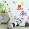RoomMates RMK1851SCS Adventures Under The Sea Peel and Stick Wall Decals 21 61Ey79RDc4L