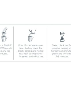 Tea Forte Single Steeps Loose Leaf Tea Sampler, Assorted Variety Box, Single Serve Pouches (Assorted - Tea Tasting), 15 Count (Pack of 1) 23 61Eya1HLIpL