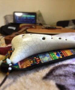 OcarinaWind® 12 Hole White Ocarina Exquisite Craft of Ice-crack Alto C Version Music Instrument Gift Idea 38 61EzSiHyvJL