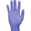 The Safety Zone GNEP-LG-1P Nitrile Exam Gloves - Medical Grade, Powder Free, Latex Rubber Free, Disposable, Non Sterile, Food Safe, Textured, Indigo Color, Convenient Dispenser Pack of 100, Size Large 12 61F 1GuL31L