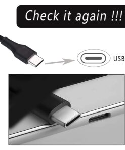 65W 45W USB C Laptop Power Replacement Adapter Charger for Lenovo Chromebook/Yoga/ThinkPad L580 L590 E580 E585 P43s P53s with Power Cord 11 61F PF7hgcS