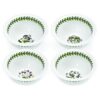 Portmeirion Botanic Garden Round Mini Bowls | Set of 4 Small Bowls with Assorted Motifs | 4.25 Inch | Made from Porcelain | Microwave and Dishwasher Safe 38 61F haGVxoL